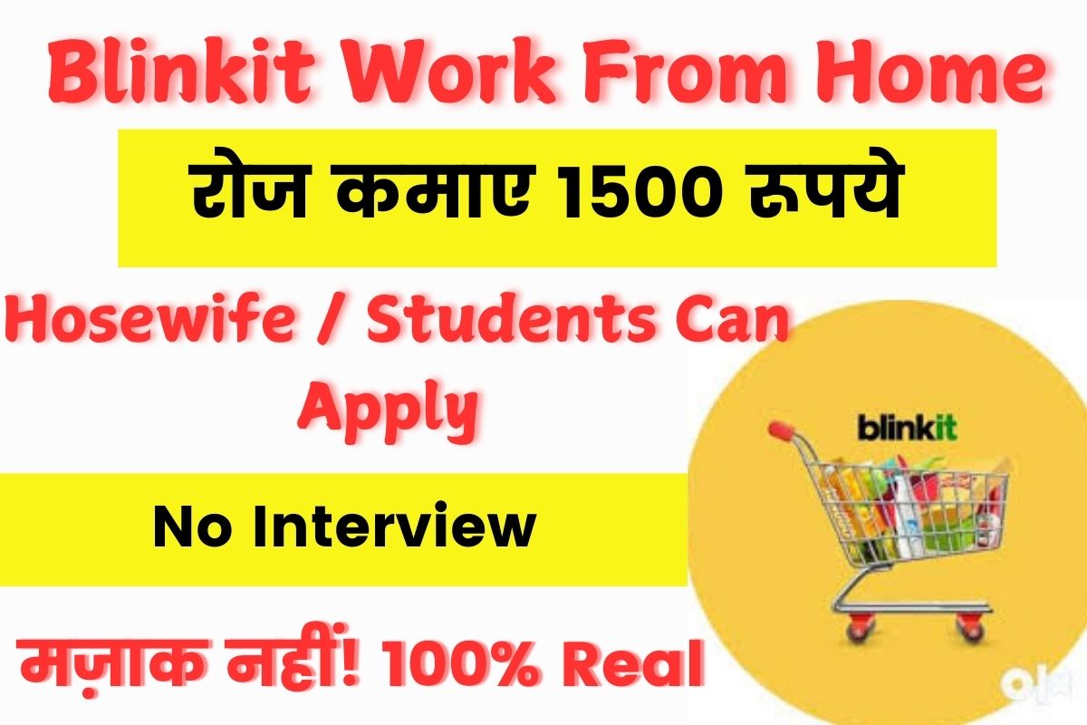 Blinkit Work From Home Job