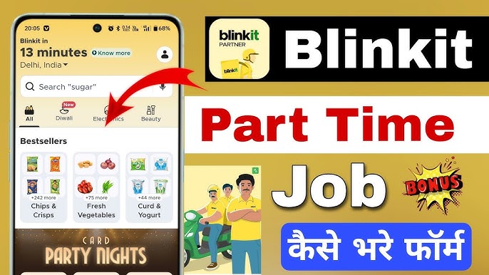 Blinkit part time picker salary